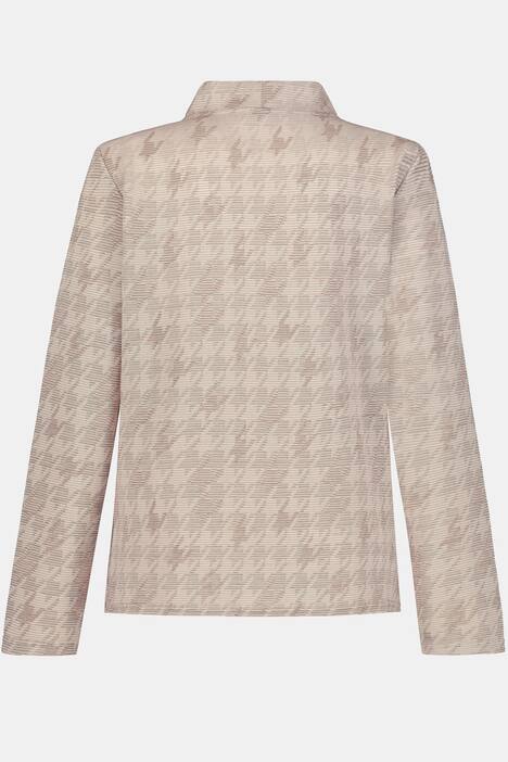 Sweatshirt Identity, Jacquard-Hahnentritt, Langarm