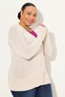 Cardigan en maille fine, encolure en V et patte de boutonnage