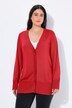 Chaqueta de punto, escote en V, cierre con botones, punto fino