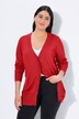 Chaqueta de punto, escote en V, cierre con botones, punto fino