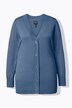 Cardigan in maglia fine con scollatura a V e abbottonatura