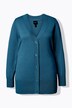 Cardigan in maglia fine con scollatura a V e abbottonatura