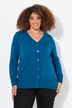 Cardigan in maglia fine con scollatura a V e abbottonatura