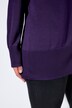 Cardigan en maille fine, encolure en V et patte de boutonnage