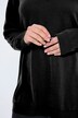Pull col en V, manches longues, maille fine et douce