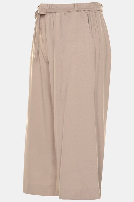 Culotte, wadenlang, Bindeband, Jersey, Biobaumwolle