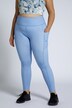 Mallas deportivas, longitud hasta el tobillo, cintura elástica, bolsillo