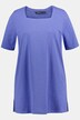T-shirt long, encolure carrée, Classic, manches courtes