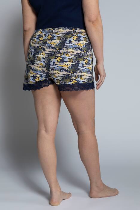 Shorty-Pants, 2er-Pack, uni/Muster, Spitze, Elastikbund