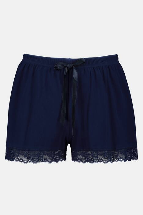 Shorty-Pants, 2er-Pack, uni/Muster, Spitze, Elastikbund
