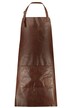 Kožená zástěra, kolekce grilování, pravá bůvolí kůže, nastavitelná velikost