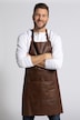 Tablier de cuisine ajustable, en véritable cuir de buffle Pull-Up