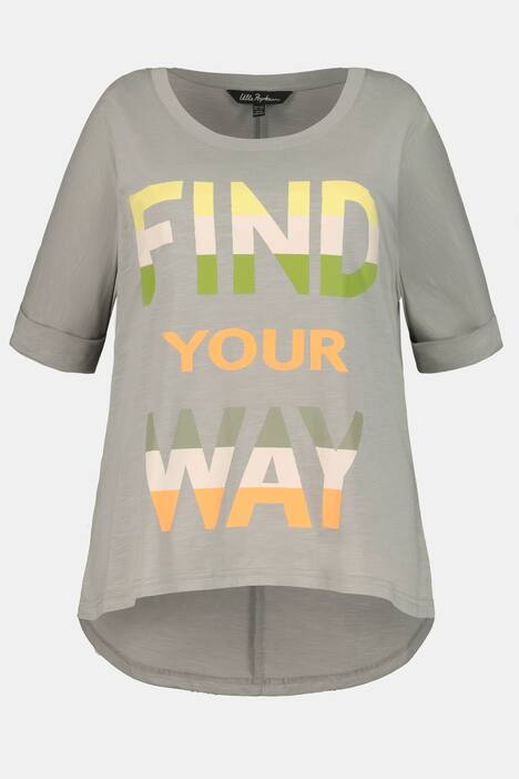 FIND YOUR WAY Round Neck Oversized Fit Tee