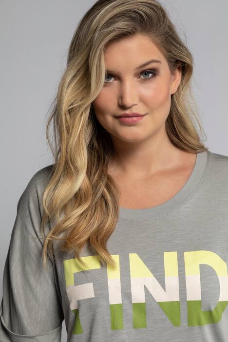 FIND YOUR WAY Round Neck Oversized Fit Tee