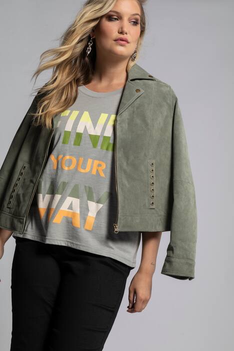 FIND YOUR WAY Round Neck Oversized Fit Tee