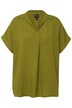 Halenka, záda s knoflíky, oversize, ozdobné sklady, krátké rukávy