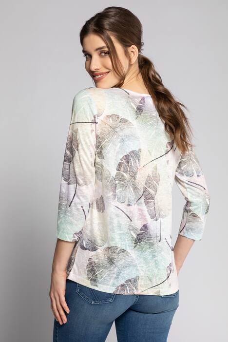 Shirt, Dschungeldruck, Rundhals, 3/4-Arm