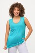 Hauts, lot de 2, rayures/uni, col en V, sans manches