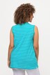 Hauts, lot de 2, rayures/uni, col en V, sans manches