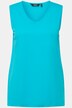 Hauts, lot de 2, rayures/uni, col en V, sans manches