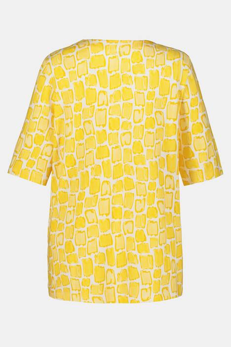 Shirt, V-Ausschnitt, Halbarm, Grafik-Design