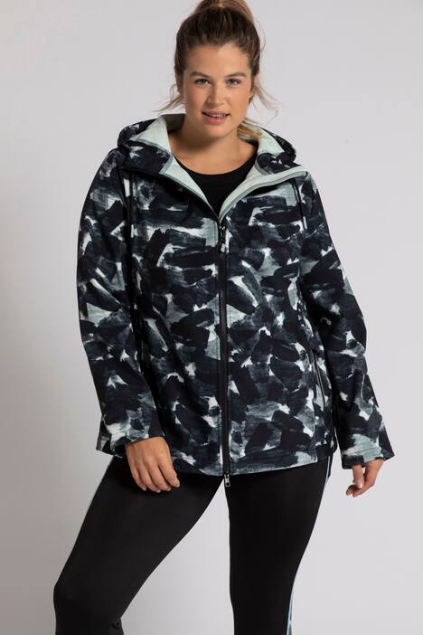 Veste softshell, polaire, capuche, zip