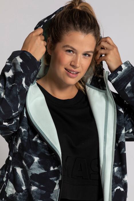Veste softshell, polaire, capuche, zip