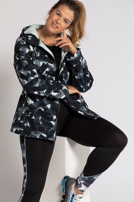 Veste softshell, polaire, capuche, zip