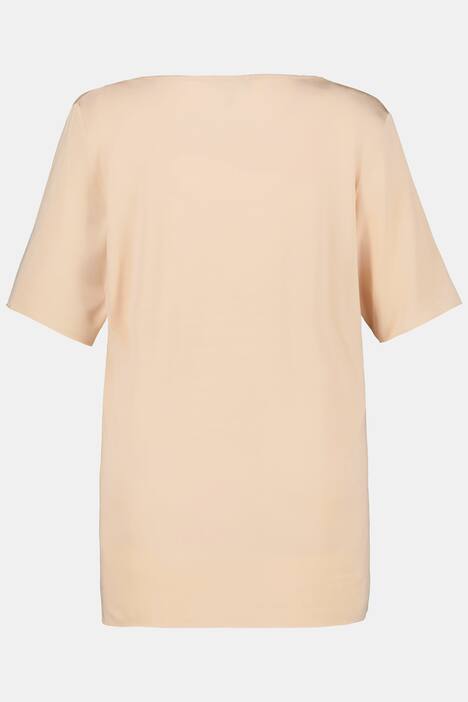 Pyjama, Spitze, V-Ausschnitt, Halbarm, 3/4-Länge