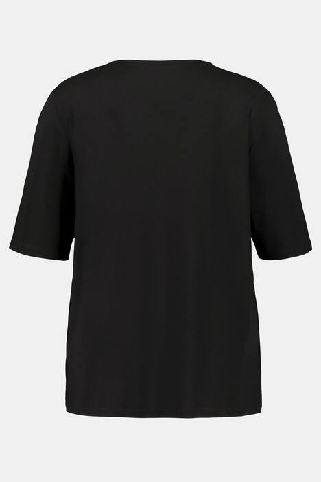 2-in-1-Shirt, Rundhals, Halbarm, Carpet-Design