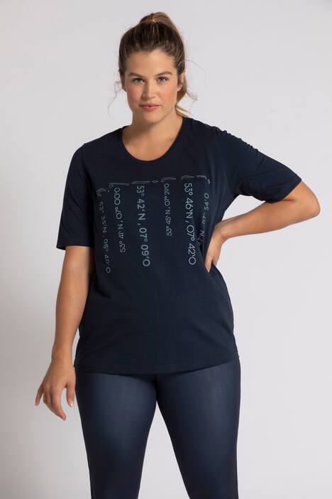 T-Shirt, Nordseeinseln, Slim, Rundhalsausschntt, Halbarm