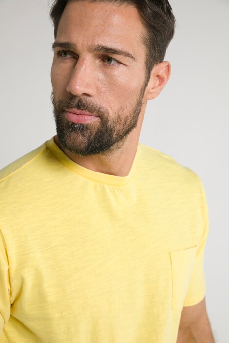 T-shirt, vintage unicaat look, korte mouwen, gevlamde jersey