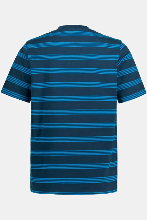 Pyjama, haut rayé, short en tissu uni, jusqu'au 8 XL