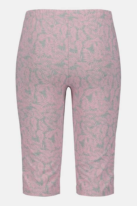 Radlerhose, Blättermuster, Stretchkomfort