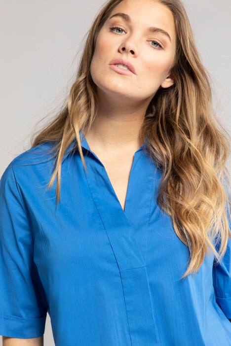 Crinkle Texture Button Front Stretch Shirt