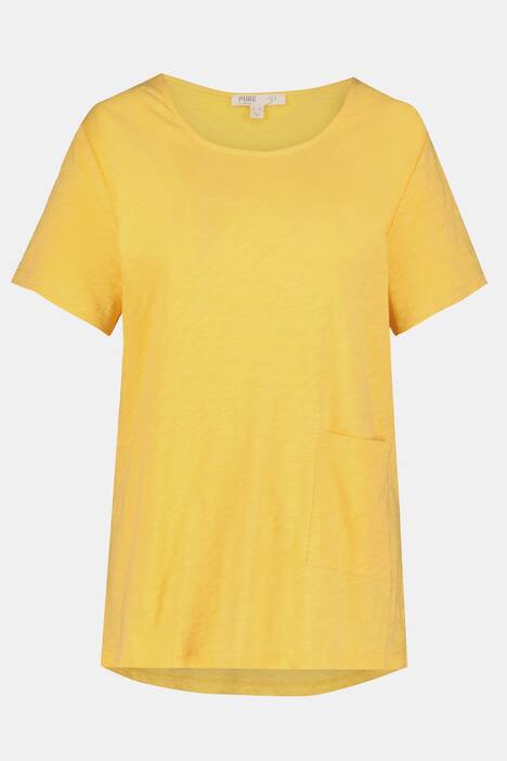 T-Shirt, oversized, Rundhals, Halbarm, Biobaumwolle