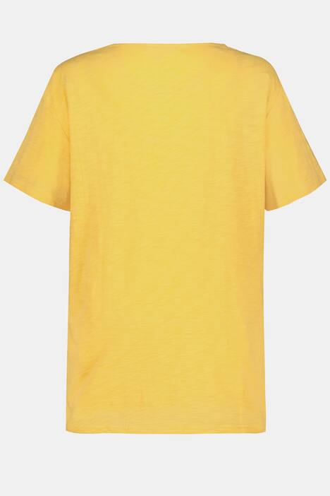 T-Shirt, oversized, Rundhals, Halbarm, Biobaumwolle