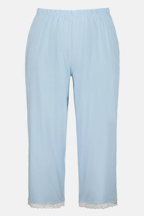 Pyjama, Spitze, V-Ausschnitt, Halbarm, Biobaumwolle