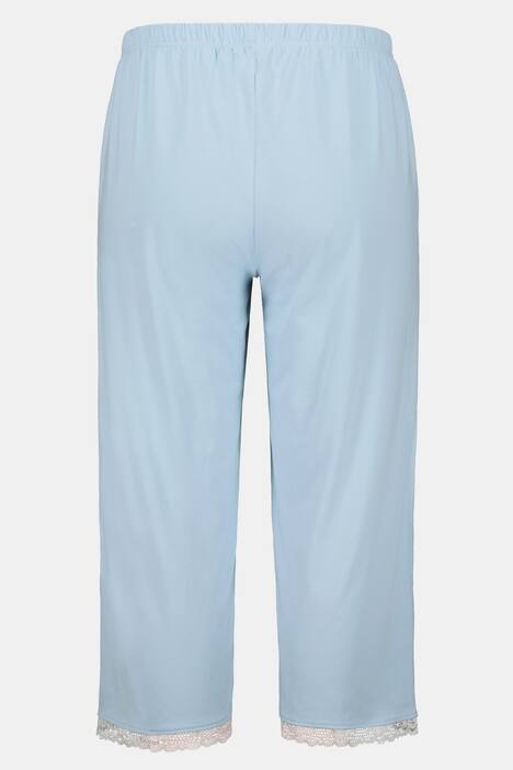 Pyjama, Spitze, V-Ausschnitt, Halbarm, Biobaumwolle