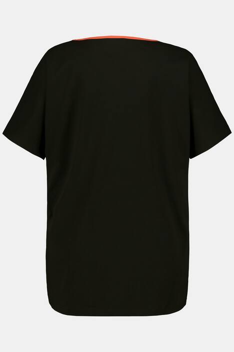 Pyjama-Shirt, Animalstreifen, Oversized, Biobaumwolle
