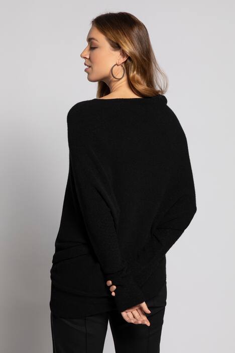 Pullover Identity, diagonal gestrickt, Langarm mit Struktstrick