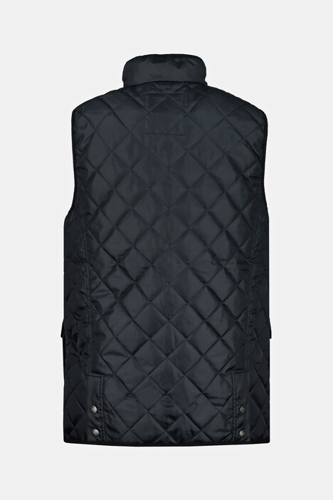 Prošívaná vesta, kolekce outdoor, stojáček, diamantové prošívání, do 8XL