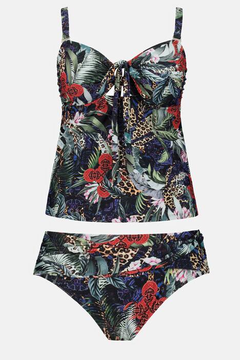 Moroccan Jungle Convertible Tankini Set