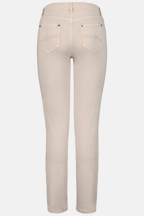 7/8-Hose Identity Julia, 5-Pocket, Stickerei, Tuch