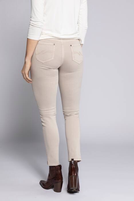 7/8-Hose Identity Julia, 5-Pocket, Stickerei, Tuch