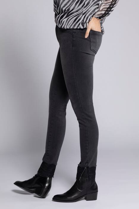 7/8-Jeans Identity, 5-Pocket, Saum Spitze