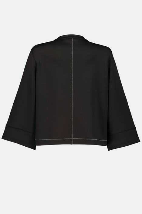 Jacke Identity, Boxy Fit, Stehkragen, 3/4-Ärmel