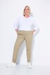 Chino Rena. Jambe carotte. Taille partiellement élastique