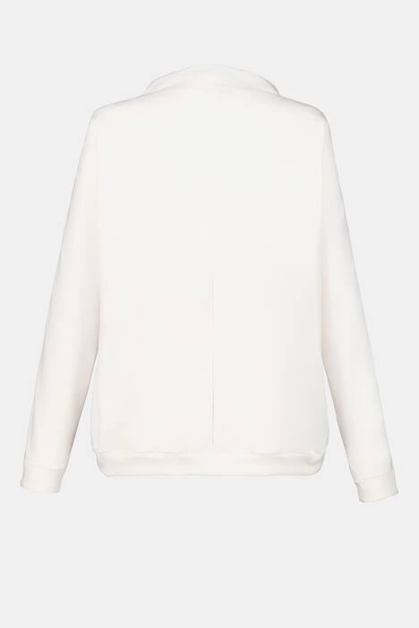 Sweatshirt Identity, Stehkragen, Langarm, Zebra Motiv