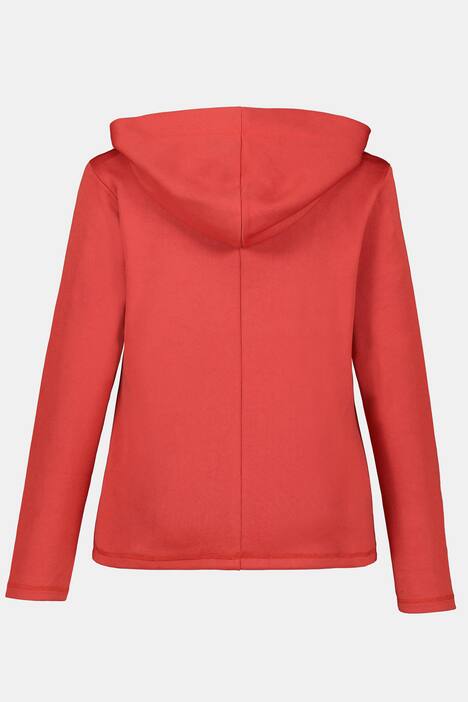 Sweatjacke, Double-Face, Kapuze, feel good